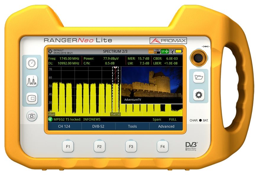  自动化测试系统集成PROMAX场强仪,电视信号分析仪RANGER NEO Lite