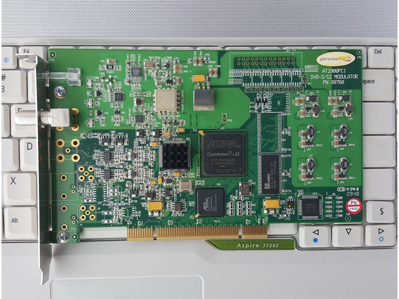 阿里 AT290PCI 数字电视码流调制卡，码流仪