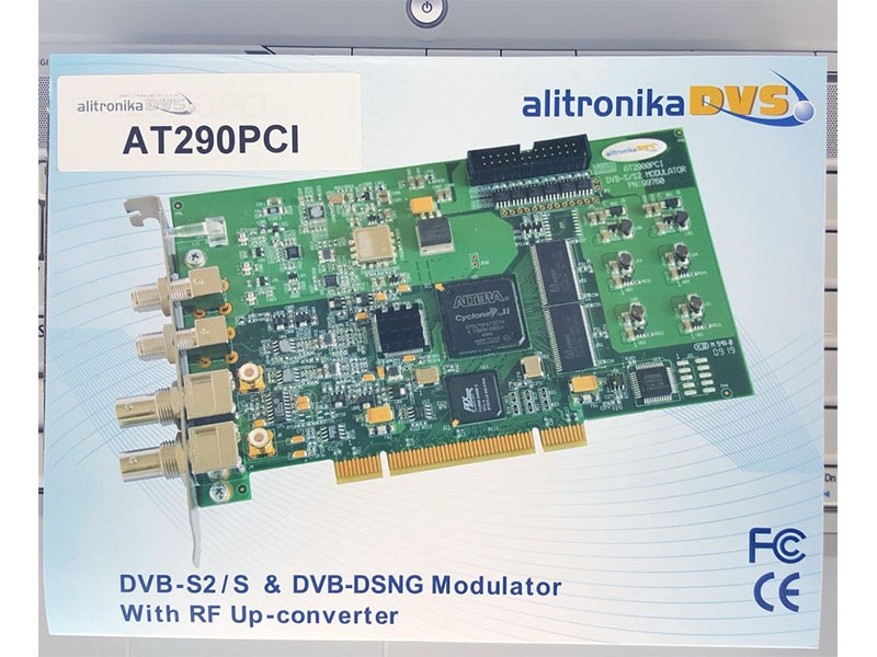 阿里 AT290PCI 数字电视码流调制卡，码流仪