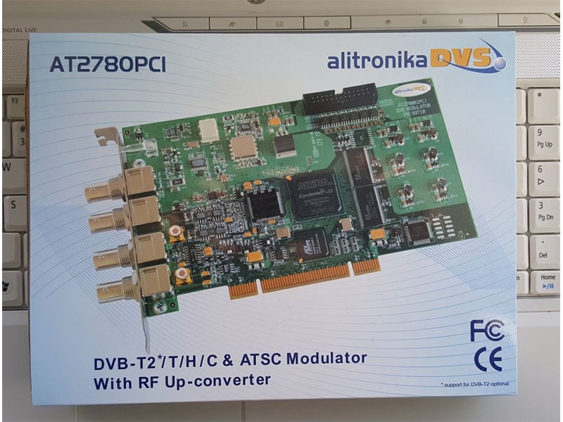 阿里 AT2780PCI 数字电视码流仪，调制卡